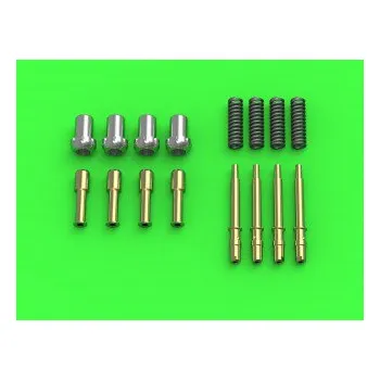 Plastikový model Master 1/24 Hawker Hurricane Mk IIC - Hispano Mk II 20mm cannons (with round recoil springs)