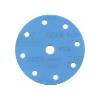 Brusný papír Výsek SA331 150mm 9 otv. suchý zip, balení 100ks, hrubost P 320