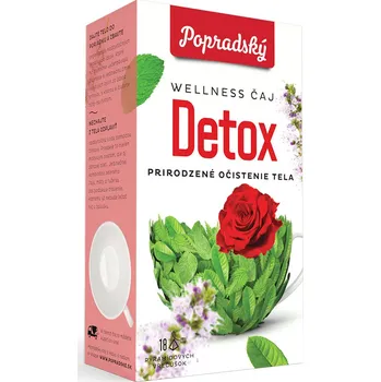 Čaj Popradský čaj DETOX přirozená očista těla, 18 x 1.5 g