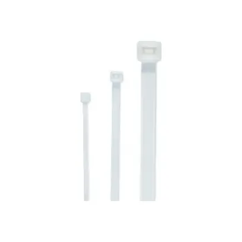 Stahovací páska pásek vázací 140x3,5 - bílá (100ks)