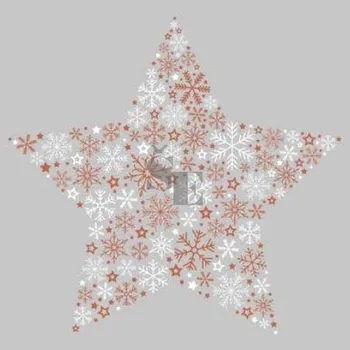 Papírový ubrousek Papírové ubrousky vánoční Ledová hvězda měděná 33/3/20 Herlitz