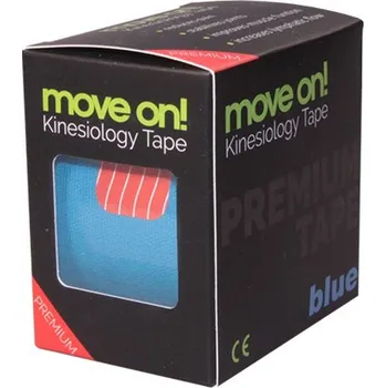 Tejpovací páska Kineziologické tejpy MOVE ON! Tape modrá