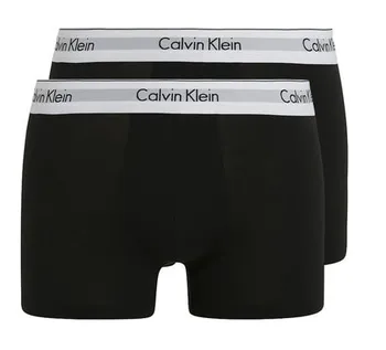 Boxerky Calvin Klein Trunks 2 Pack černé