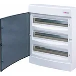 rozvodnice ECT3x18PT 54mod., na omítku, IP40, průhl.dveře