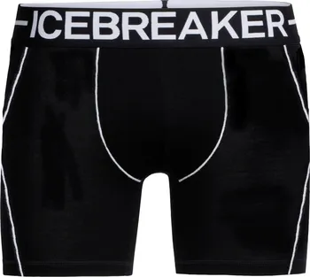 Boxerky Icebreaker Anatomica Zone Boxers černé/bílé