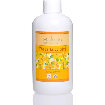 Masážní přípravek Saloos třezalkový olej olejový extrakt 250 ml