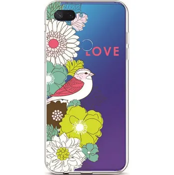 Pouzdro na mobilní telefon Kryt Xiaomi Mi 8 Lite silikon Birdie Love (obal neboli pouzdro na Xiaomi Mi 8 Lite)
