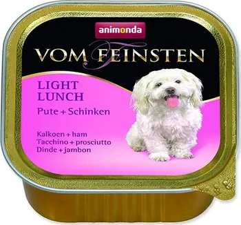 Krmivo pro psa Animonda Vom Feinsten vanička Light Lunch krůta/šunka 150 g
