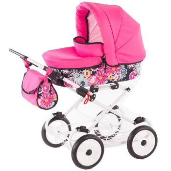 Bayer Viva Flower hluboký kočárek Kočárek pro panenku Bayer Viva Flower hluboký kočárek