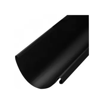 Střecha Okapový žlab ČERNÝ RAL 9005 400 mm cena za 1 bm Délka 2 metry