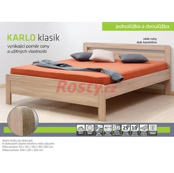 Ložnice BMB POSTEL KARLO KLASIK DUB 120x200cm