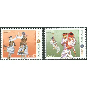 Poštovní známka CTT - Portugal post (2017) MiNr. 4226 - 4227 ** - Portugalsko - Návštěva portugalského premiéra v Indii: tradiční tance