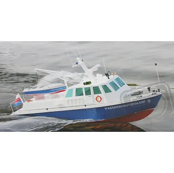RC model lodě WSP-9 stavebnice policejního člunu