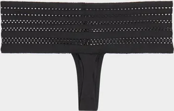 Kalhotky DKNY Cotton Wide Thong DK5025 černá