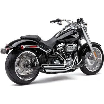 Motodíl Kompletní vyfuk Cobra Speedster Slash-Downs pro Harley-Davidson FLFBS FatBoy 2018-2019 Černý (Doplnky pro HD)