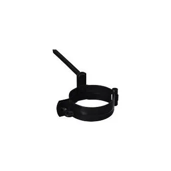 okap EVROmat Objímka svodu s trnem ČERNÁ RAL 9005 120 mm Délka 150 mm