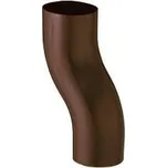 EVROmat Svodové koleno soklové ČERVENÉ RAL 3009 100 mm