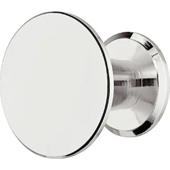 Nábytkové kování Mosazná knopka, povrch chrom lesk