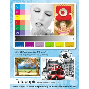 Fotopapír SM-Kospol s.r.o. Fotografie 60x40 cm - Extra lesklý fotopapír 275 g