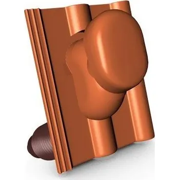 Střecha KM Beta Taška plastová odvětrávací - komplet KM Beta BRILIANT Barva Hnědá