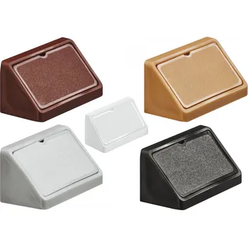 Plastový spojovací úhelník šířka 44 mm tmavě hnědý