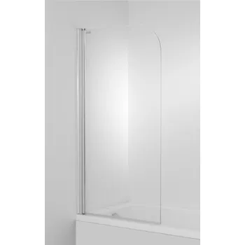 Vanová zástěna JIKA Cubito vanová zástěna 75x140 levá stříbro/transp H2574250026681