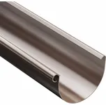 Plastový okapový žlab HNĚDÝ Gutta Aqua 125 cena za 1 bm Délka 3 metry