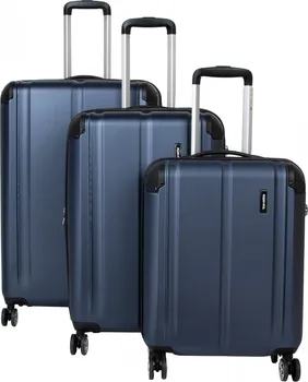 Cestovní kufr Travelite City 4w S,M,L Navy sada 3 kufrů