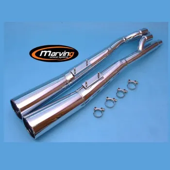 Koncovka výfuku Marving Výfuk MARVING MASTER GSX 550 E homologovaný - pár - chrom