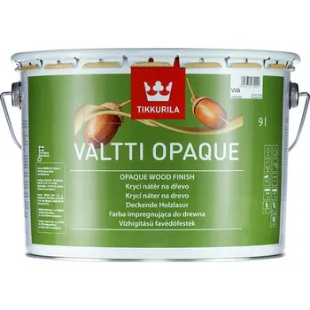 barva a nátěr na dřevo Tikkurila Valtti Opaque 9L - vzorník RAL odstín RAL: RAL 8019 + dárek k objednávce nad 1000Kč