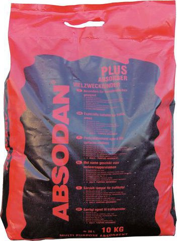 Sypký sorbent Absodan, sorpční kapacita 13 l, balení 10 kg