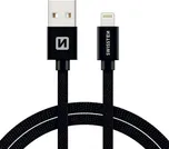 Swissten USB/Lightning MFi 1,2 m černý