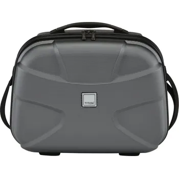 Kosmetický kufr Titan X2 Shark Skin Beauty Case Gun Metal