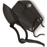 Mil-Tec nůž na krk s pevnou čepelí černý