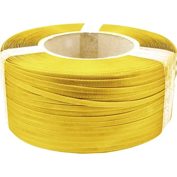 Stahovací páska PP vázací páska 11 x 1mm 3000m žlutá
