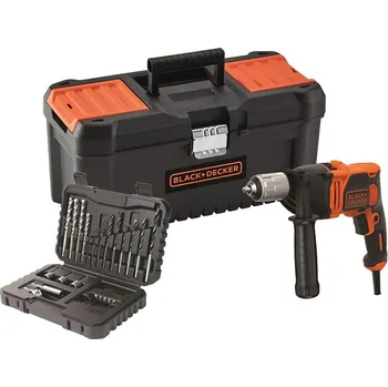 Vrtačka Black & Decker BEH850KA32 + 32 ks příslušenství