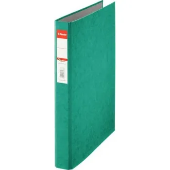 Pořadač dvoukroužkový Esselte A4, 42 mm, kartonový, zelený