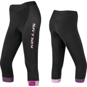 Cyklistické kalhoty KELLYS Maddie 3/4 Pink S