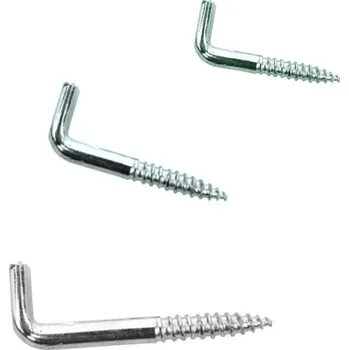 Vrut Skoba s vrutem s plochou drážkou, do dřeva, skobička, skoby