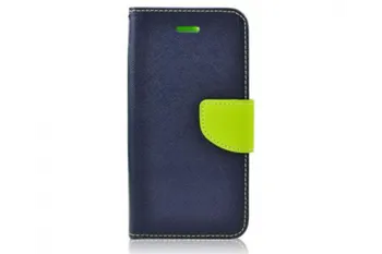 Pouzdro na mobilní telefon Forcell Mercury Fancy Diary pro Nokia 230 Blue Lime