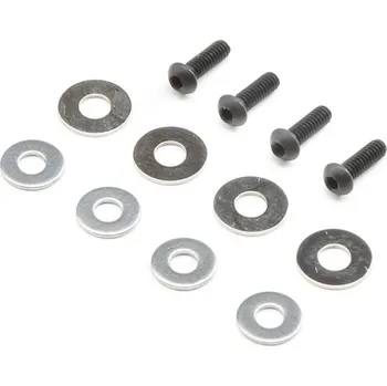 RC vybavení TLR podložka tlumiče, šrouby (4): 8X