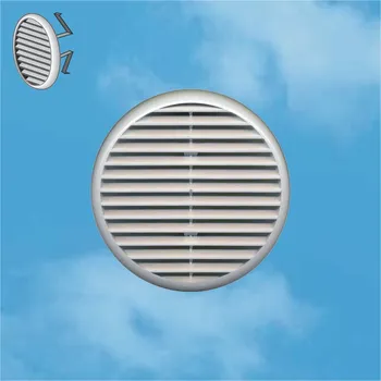 Větrací mřížka Edil Plast, Refax Větrací mřížka Ø 155 mm krytka stavitelná univerzální plastová TU125 - -Kč