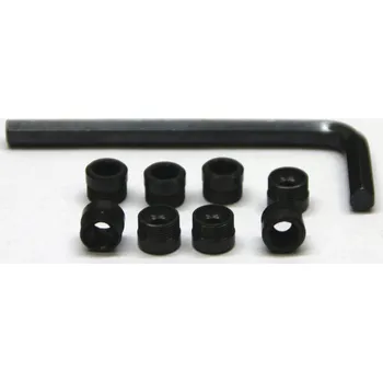 RC náhradní díl Traxxas uzávěry kulových čepů těhlice hliník PTFE (8)