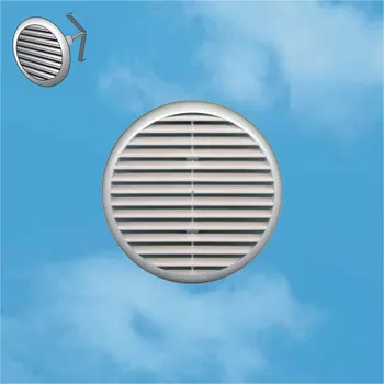 Větrací mřížka Edil Plast, Refax Větrací mřížka Ø 106 mm krytka stavitelná univerzální plastová TU100 - hnědá