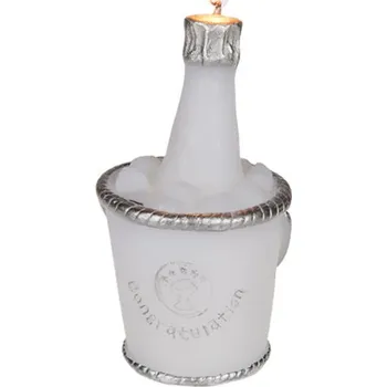 Žertovný předmět Svatební svíčka ve tvaru láhve sektu