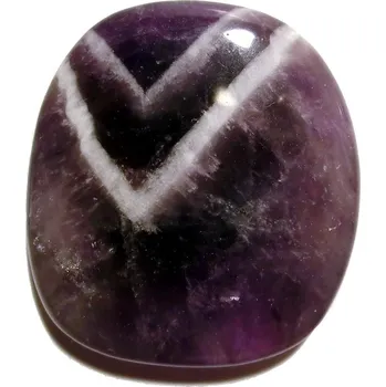 Drahý kámen Tromlovaná placička - Ametyst 03