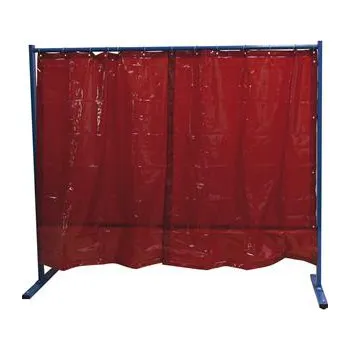 Svářečka KEMPER ochranná zástěna 1 dílná, šířka 2,1 m, červená