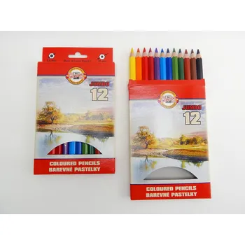 Výtvárné potřeby Jumbo pastelky Koh-I-Noor Omega OK10 - 12 ks - 3382