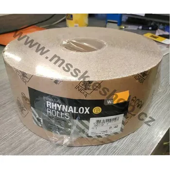 Brusný papír Indasa Brusná role Rhynalox 115mmx50m - P180