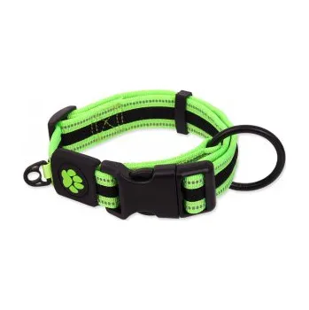 Obojek pro psa Obojek ACTIVE DOG Fluffy limetka 33-48cm